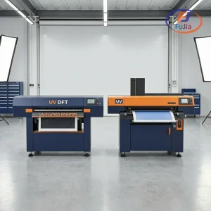 UV DTF and UV Flatbed printer side by side comparison