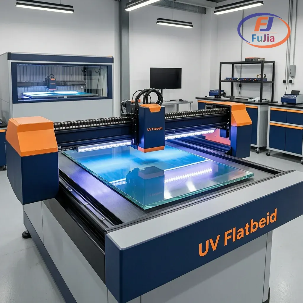 UV Flatbed printer direct printing on rigid material