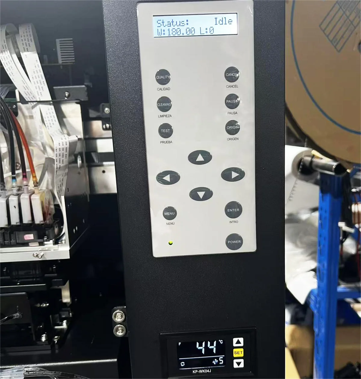 A1 Sublimation Printer — Smart Control Panel with Sensors | FuJia