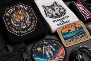 DTF printed custom patches socks accessories lanyards