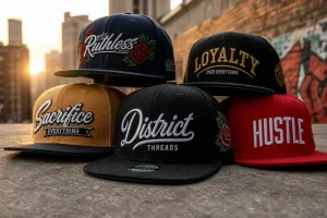 DTF printed baseball caps snapbacks headwear streetwear