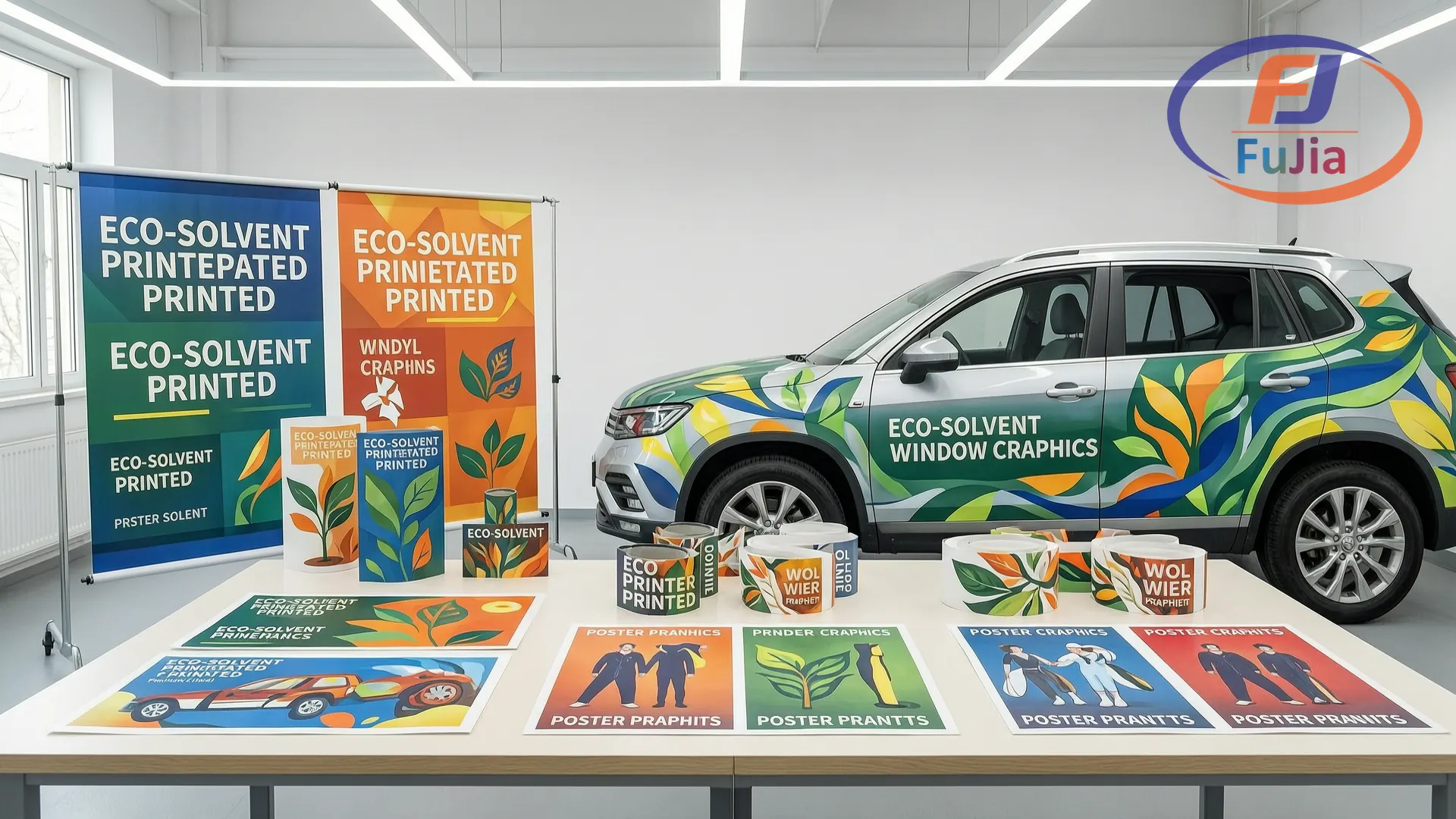 Eco-solvent printed products