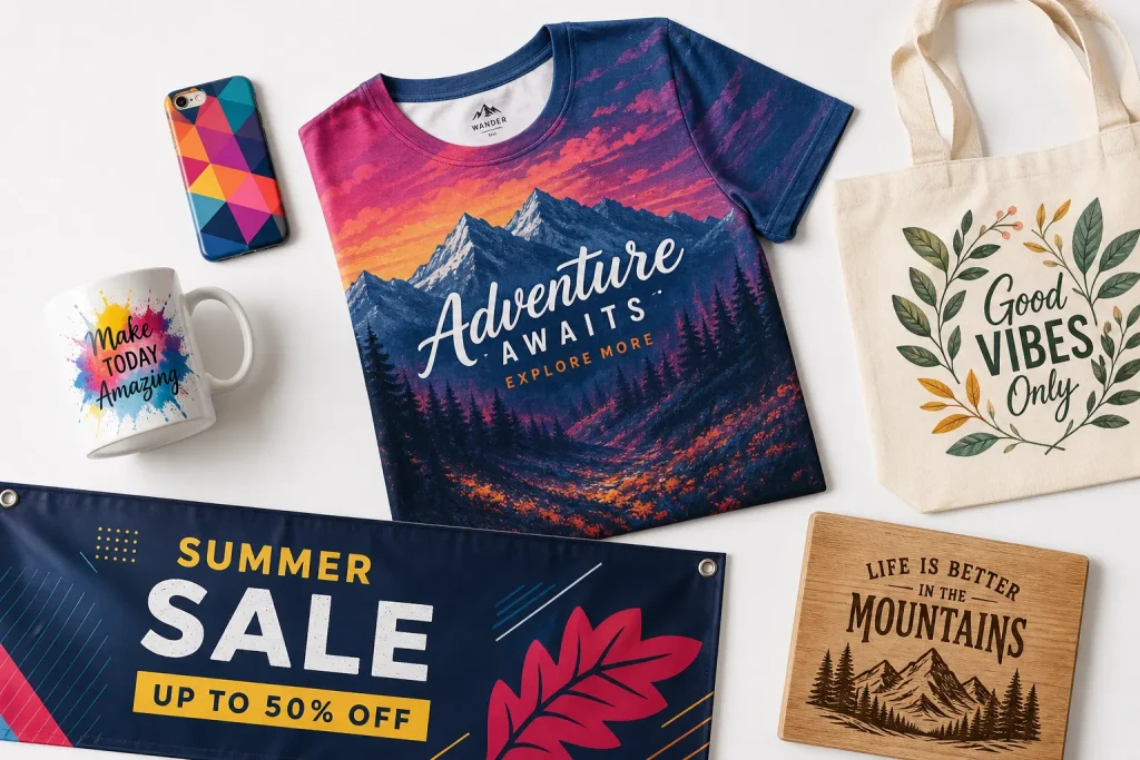 Fujia Print printing solutions for DTF, UV, DTG and sublimation applications