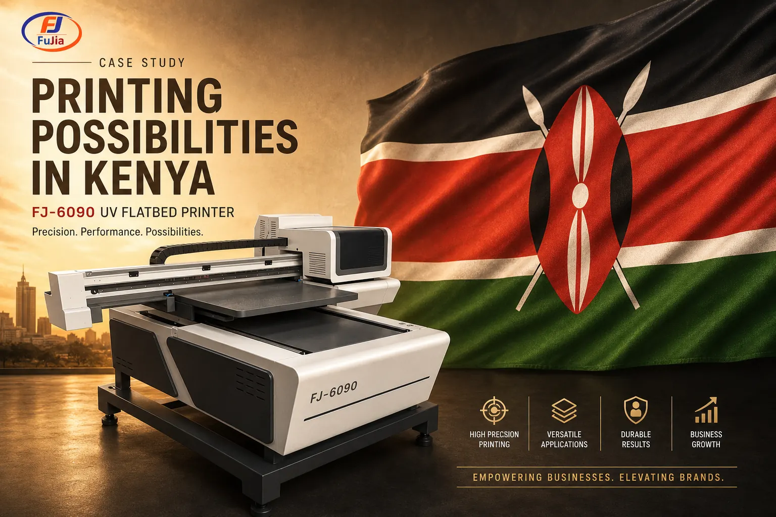 +50% Output: How a Kenyan Glassware Workshop Transformed with FUJIA UV Flatbed Printer