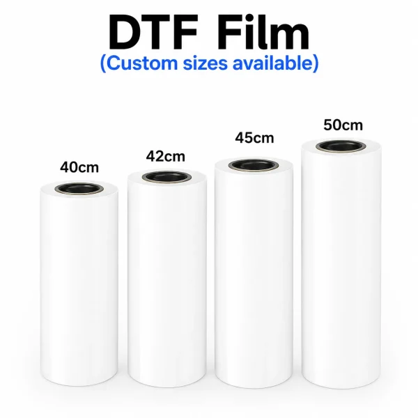 Independently Developed & Manufactured Multi-performance DTF Transfer Film with Customizable Sizes