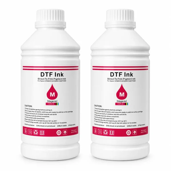 Professional DTF Ink, Independently Developed & Manufactured, Anti-Sublimation, High Breathable
