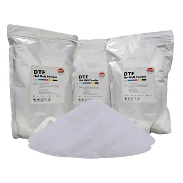 Premium Pure TPU DTF Hot Melt Powder | In-house R&D, Anti-Sublimation & High Breathability