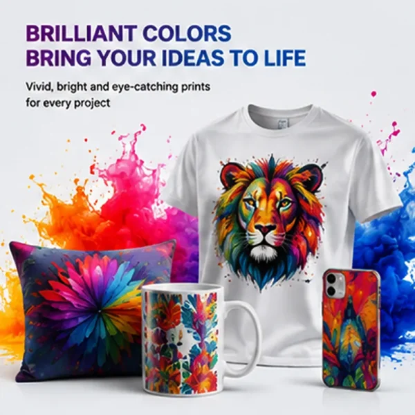 Premium Sublimation Ink Water-Based Heat Transfer Ink for Epson I3200 DX5 DX7 5113 Printer