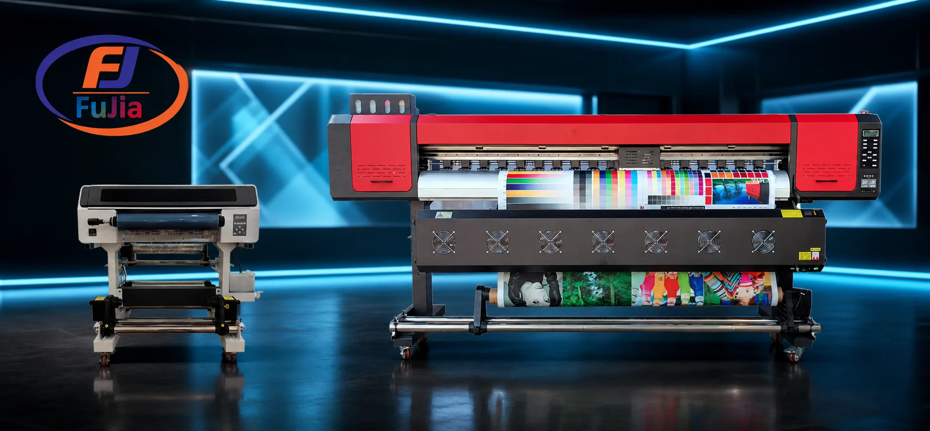 Signage and display printing with Fujia UV flatbed printers