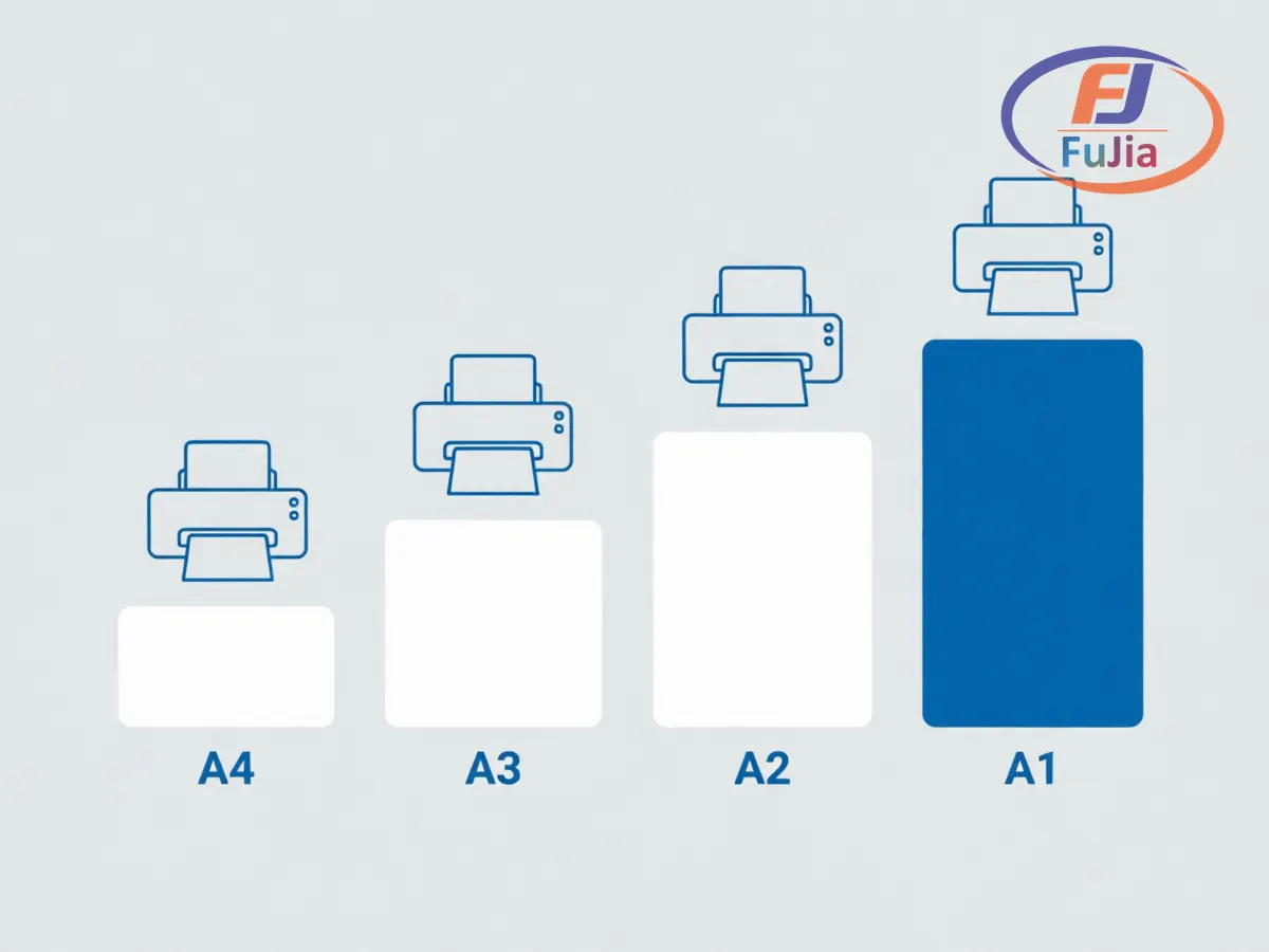 A1 vs A2 vs A3 DTF printer format comparison