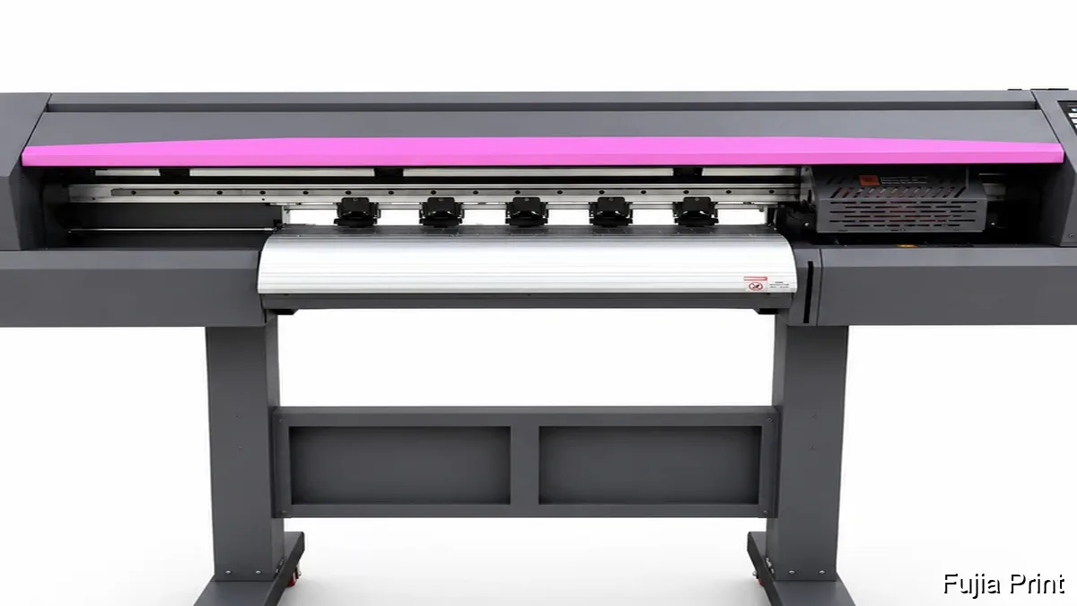 Fujia A1 DTF printer beside a conversion kit comparison layout