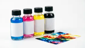 Sublimation ink bottles and printing