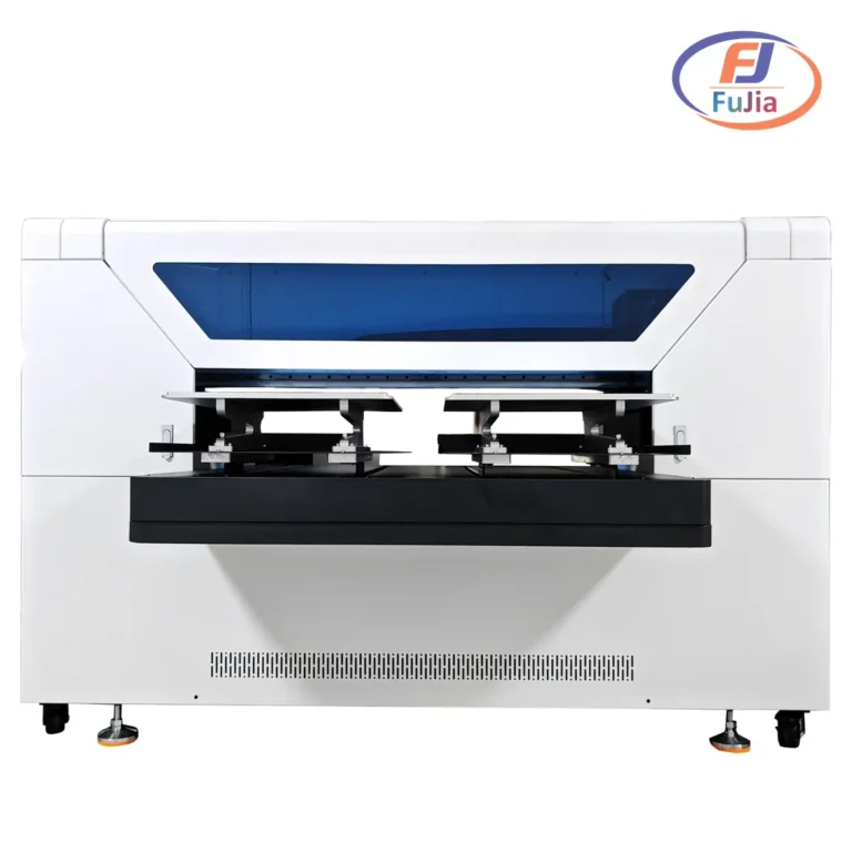 Fujia DTG-DS dual-station direct-to-garment printer with pretreatment spray bottle