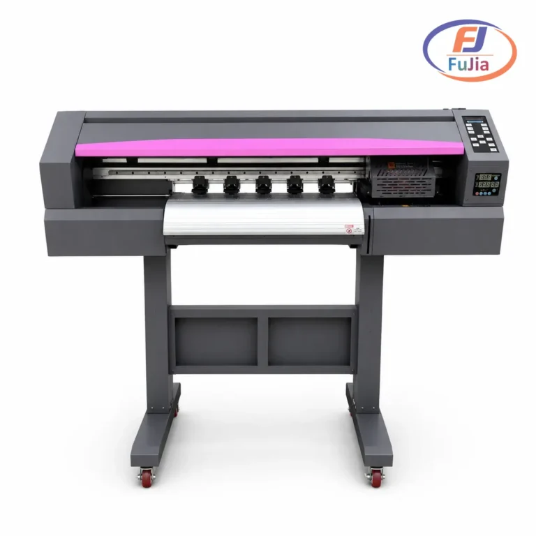 Fujia A1 industrial DTF printer on the production floor