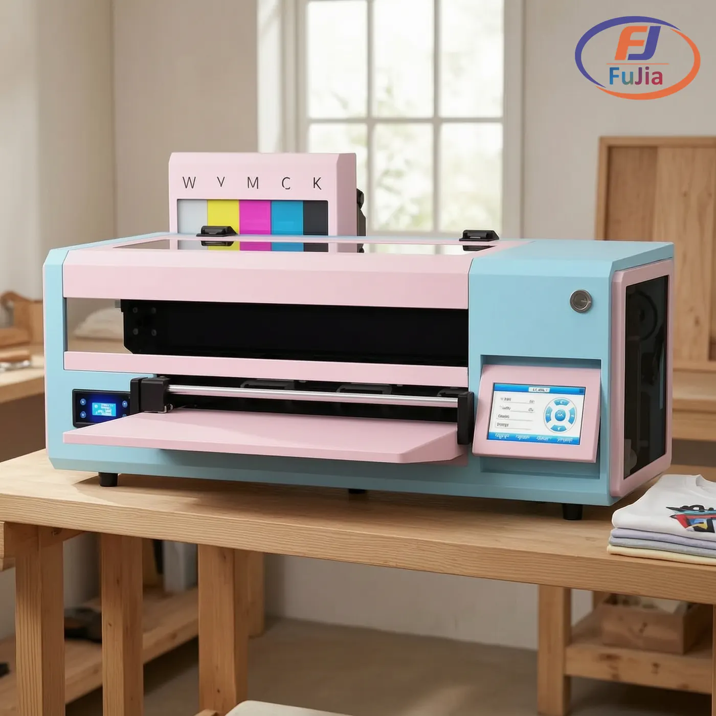 A3 desktop versus A1 industrial DTF printer for home use comparison chart