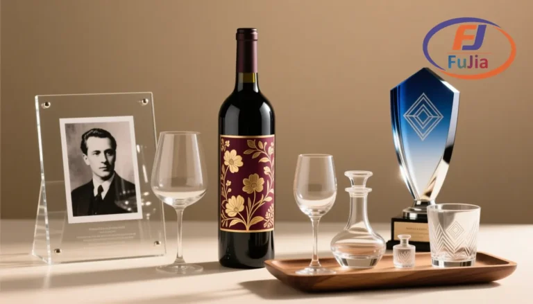 Glass printer tiers matched to products