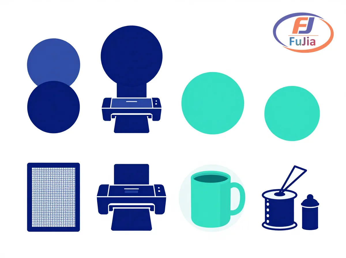 Four t-shirt printing technologies compared