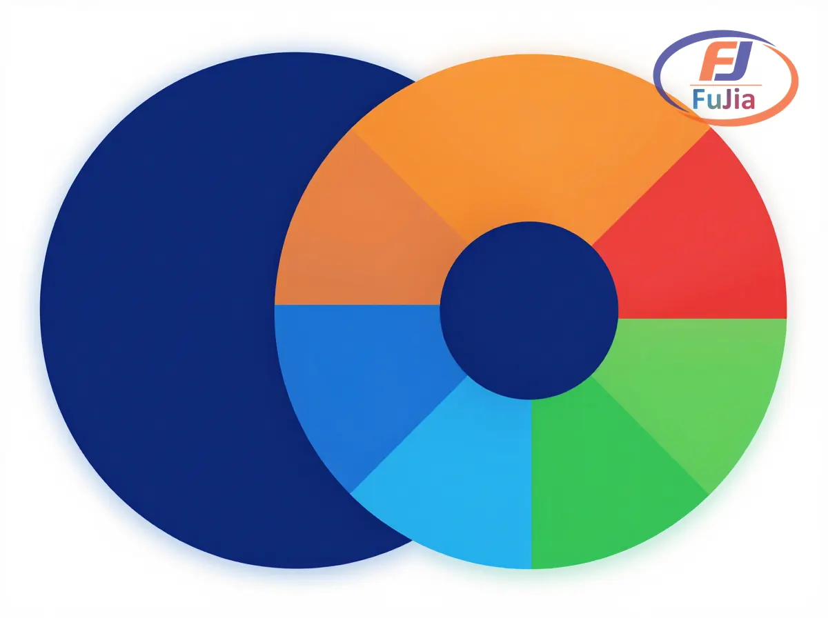 13 color DTF ink system gamut comparison