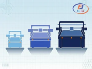 Price comparison chart of industrial DTF printers by tier and brand
