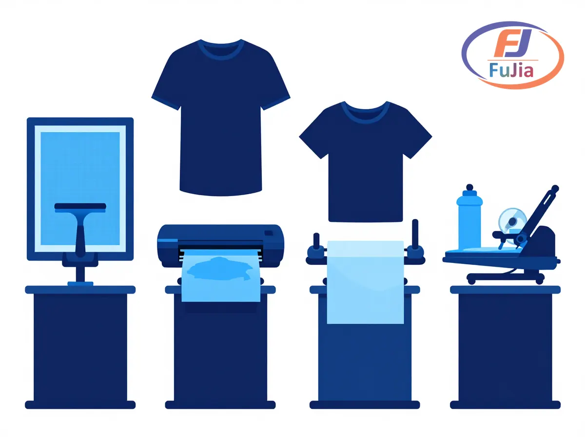 Four t-shirt printing technologies