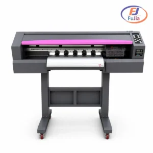 DTF printer producing full-color transfers on PET film for garment decoration