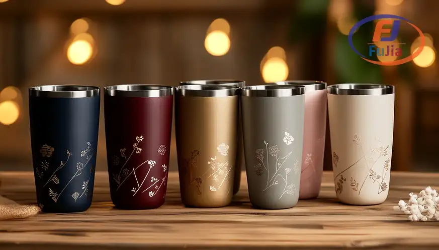 Cup wrap application