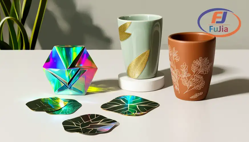 Crystal label cup station
