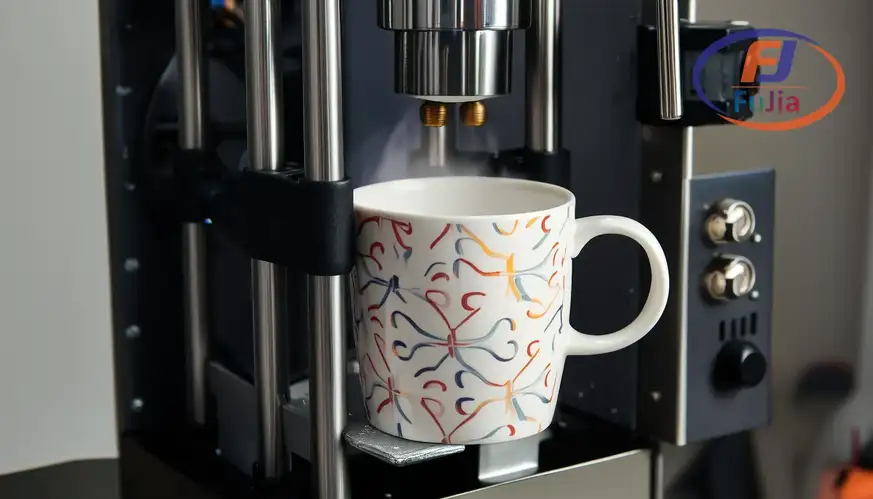 Ceramic mug press workflow