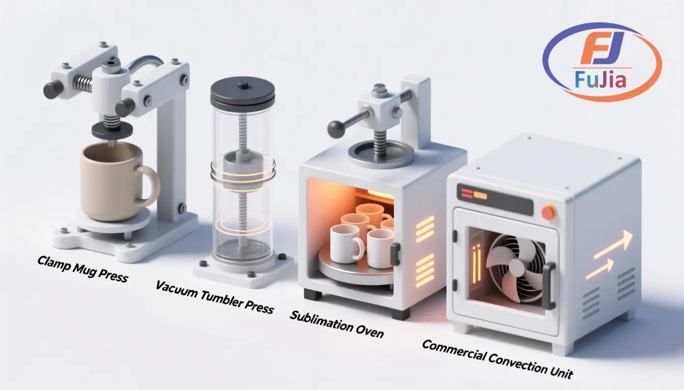 Mug press settings by type