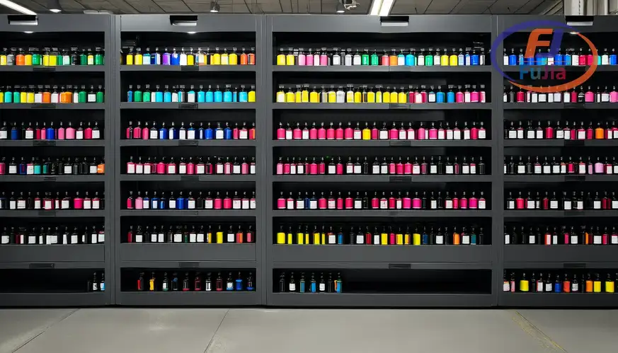 Wide format ink supply room